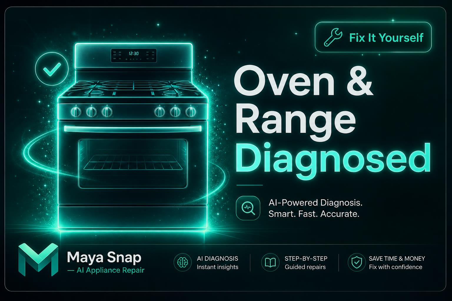 Maya Snap Oven & Range diagnosis card