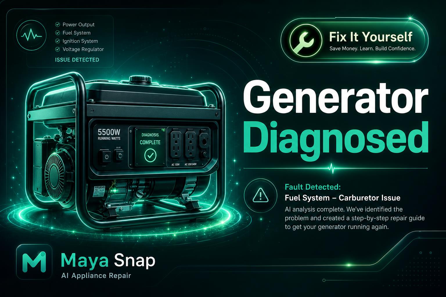 Maya Snap Generator diagnosis card