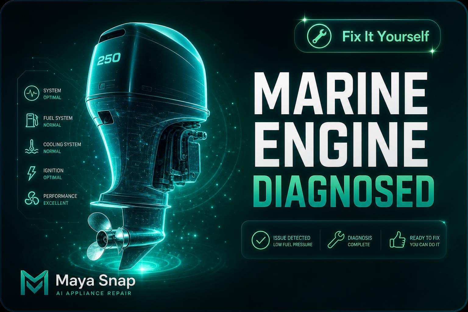Maya Snap Marine Engine diagnosis card