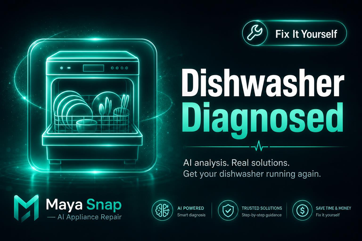Maya Snap Dishwasher diagnosis card